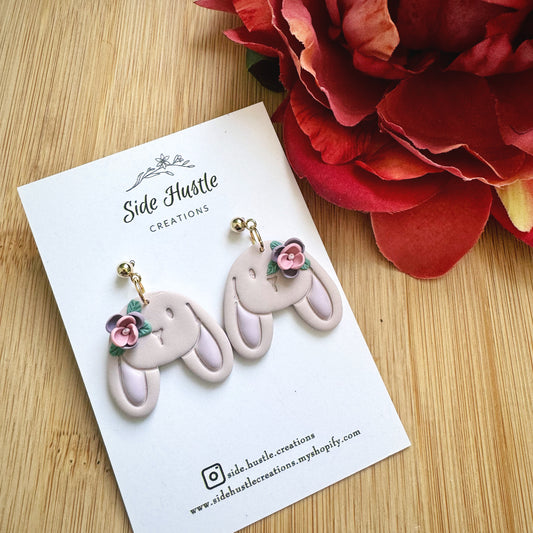 Floral Bunny Dangle