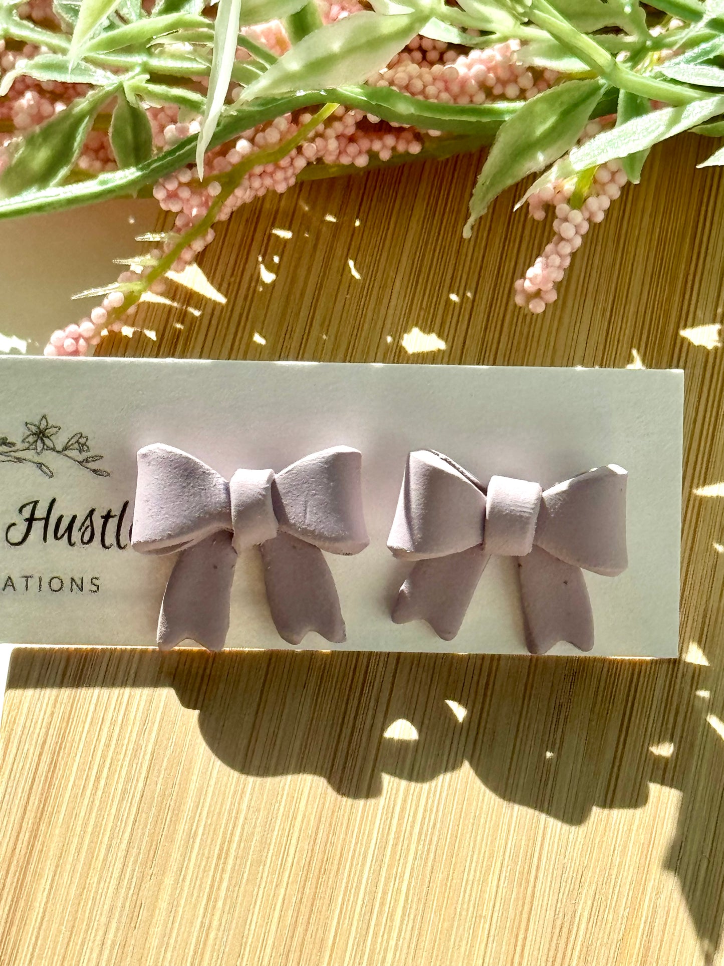 Handmade Bow Stud