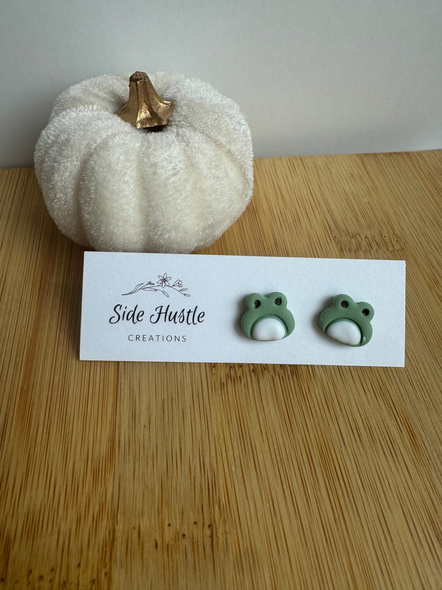 Mini Frog Stud Earrings