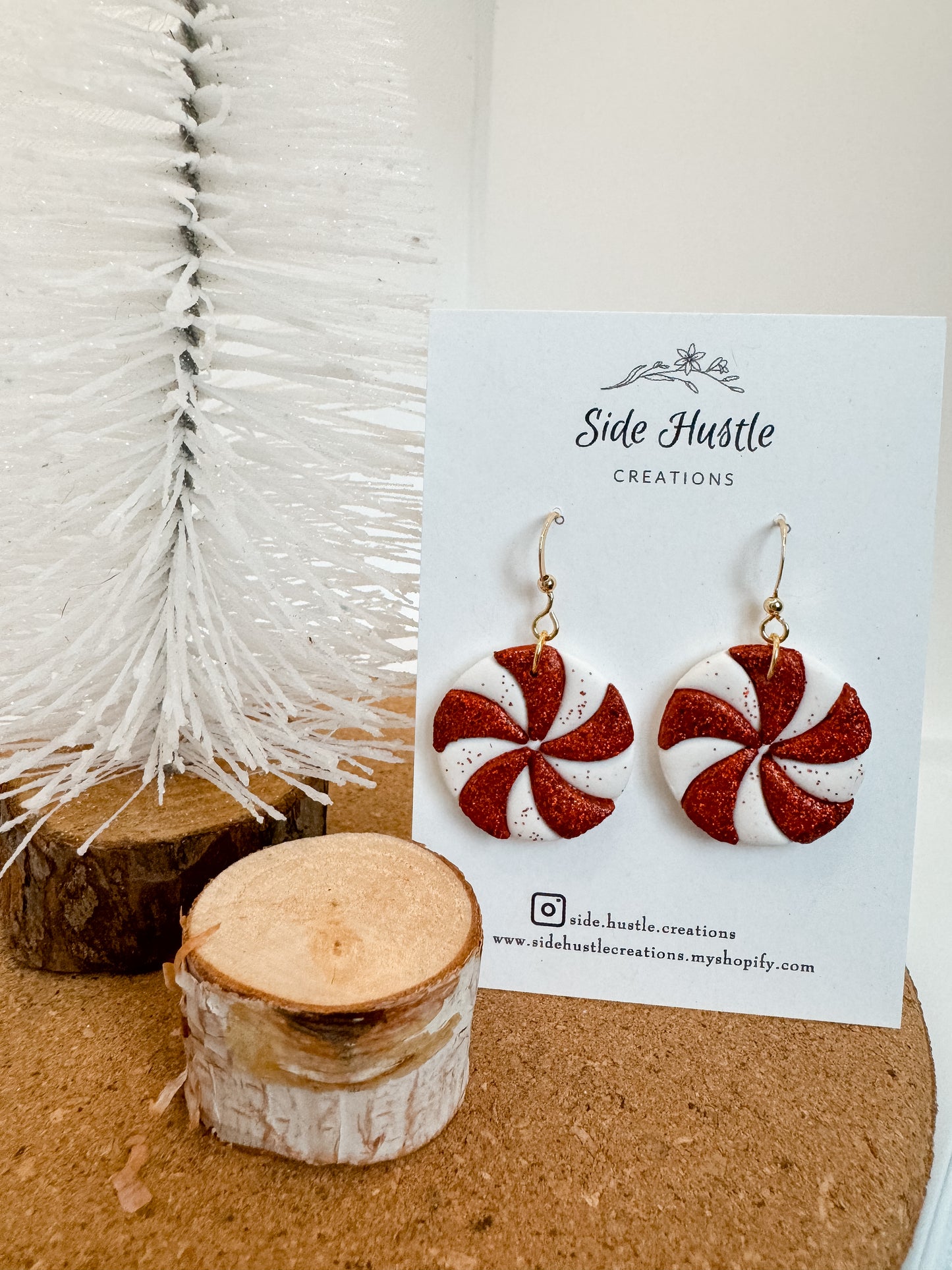 Peppermint Candy Dangle