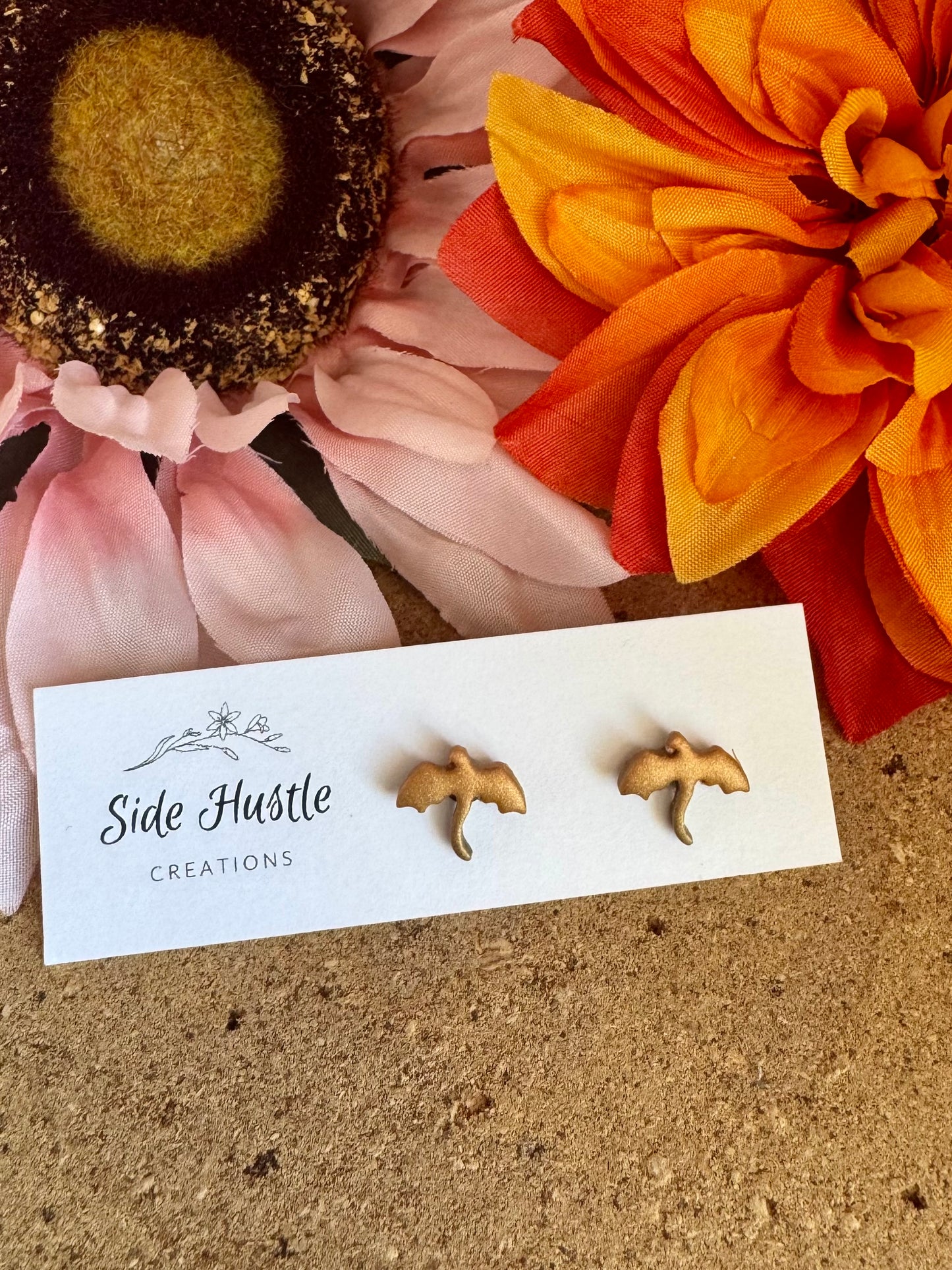 Gold Dragon Studs