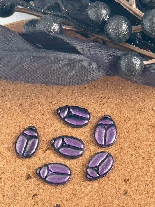 Purple Beetle Stud