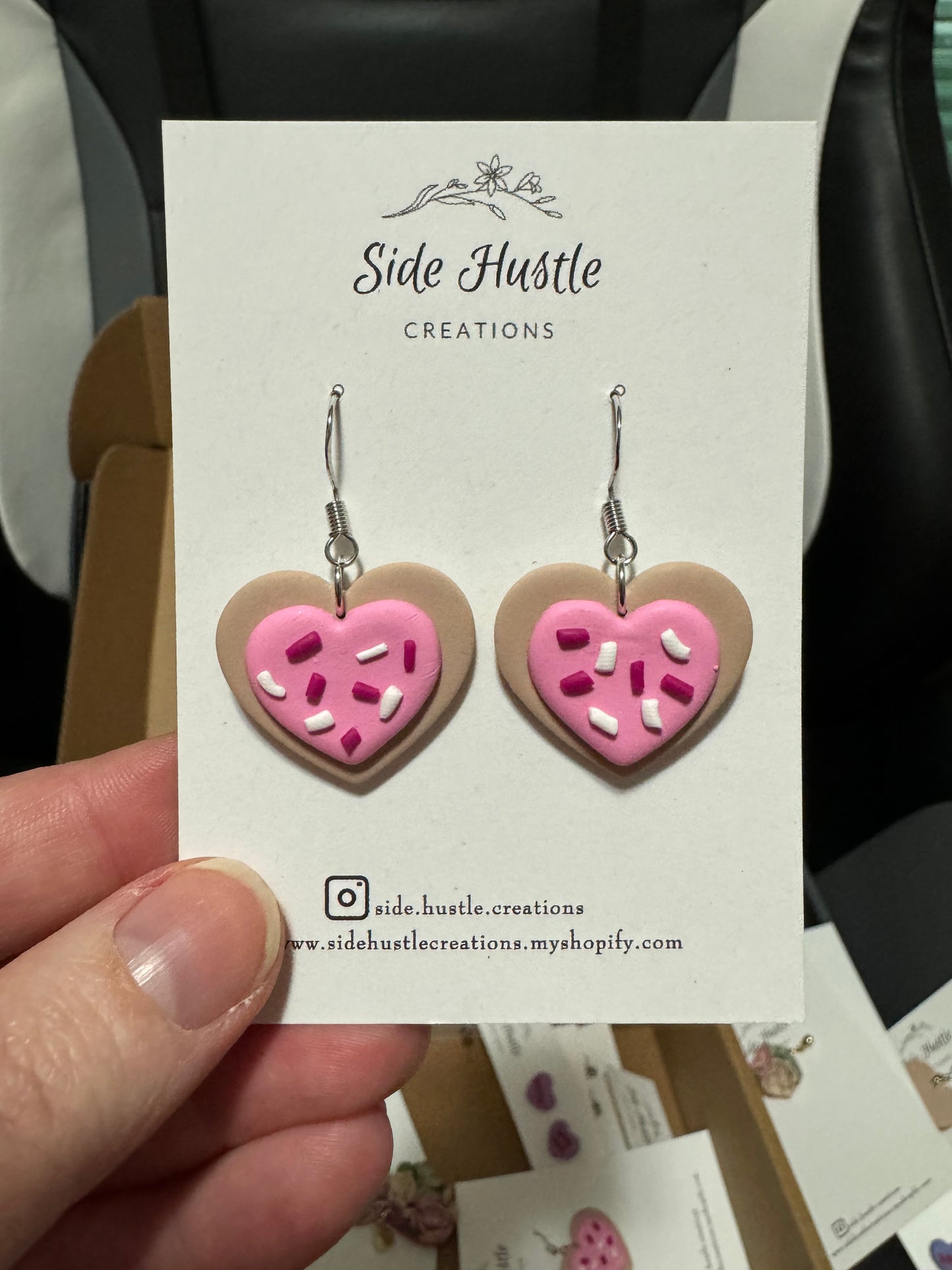 Heart Cookie Dangle