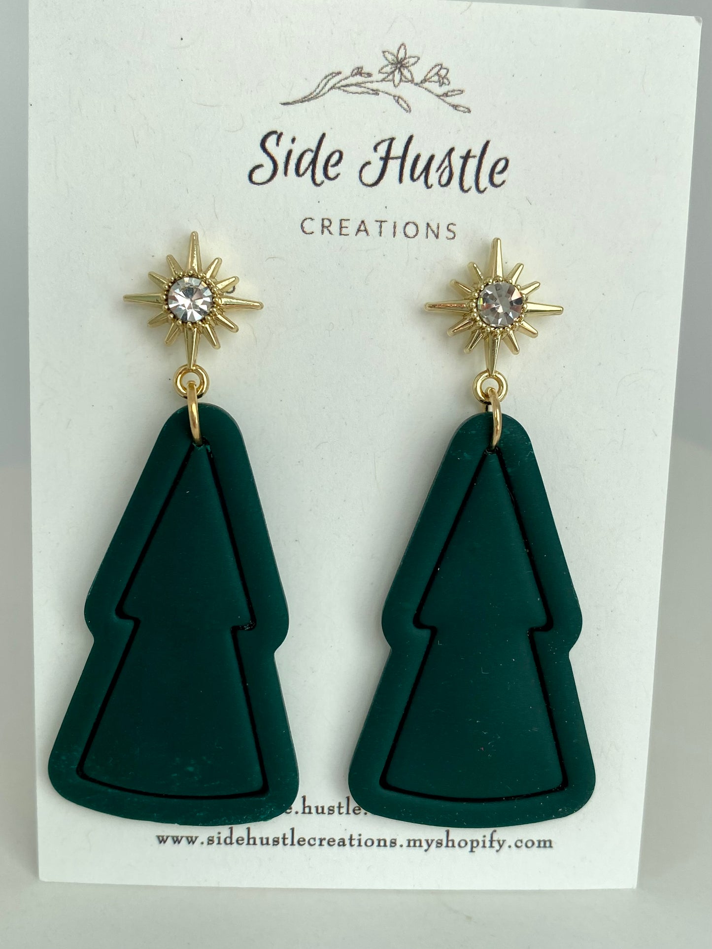 Green Tree Dangle With Star Topper