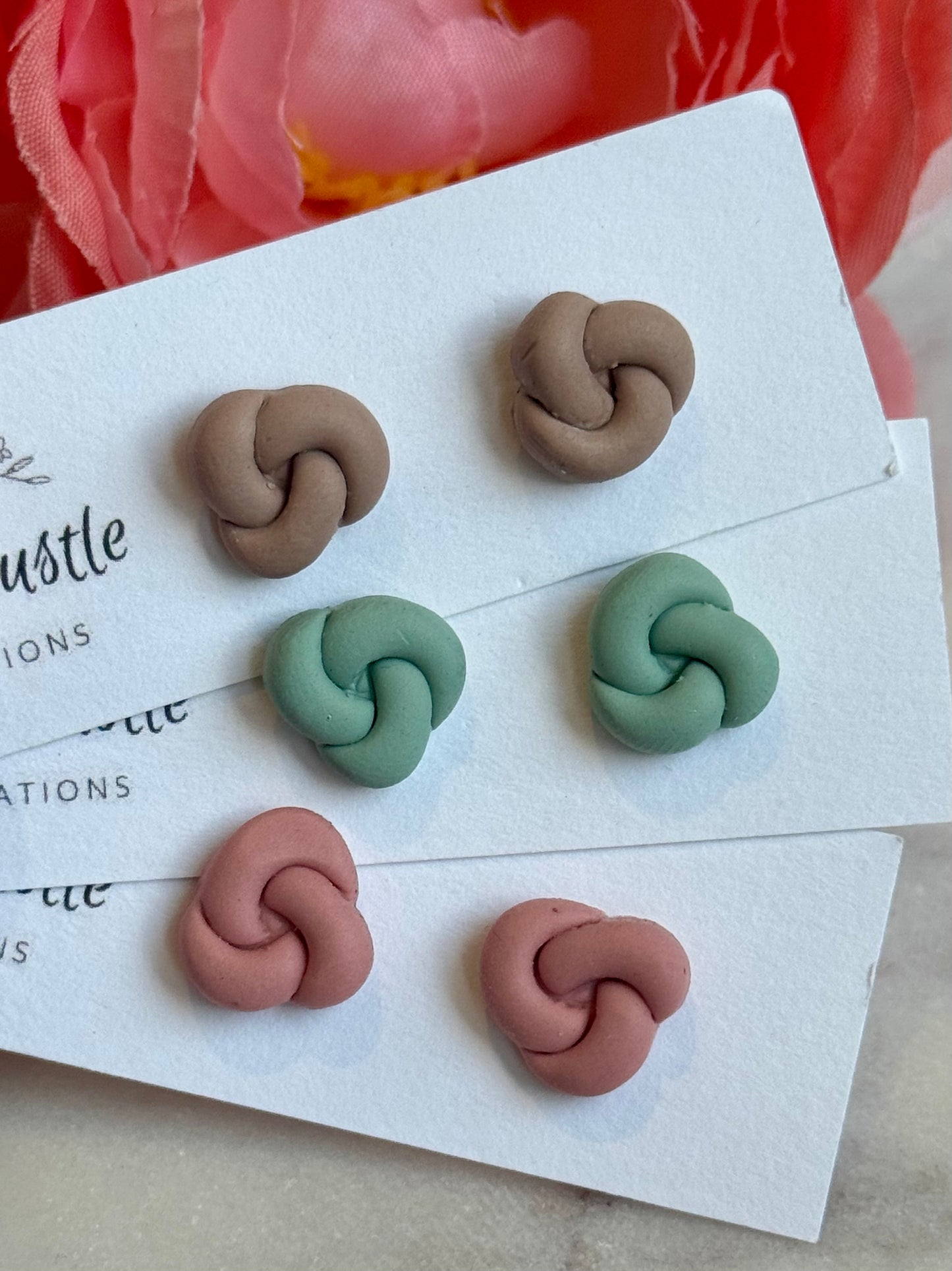 Faux Knot Studs
