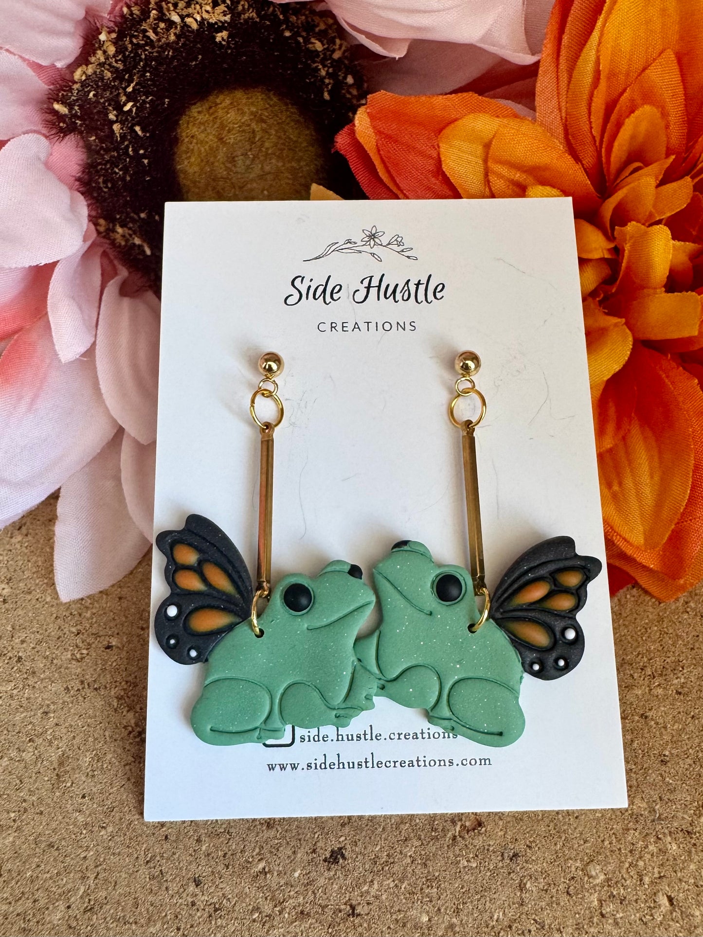 Butterfly Frog Dangle