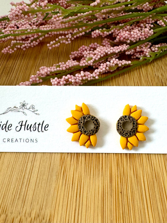 Half Sunflower Stud
