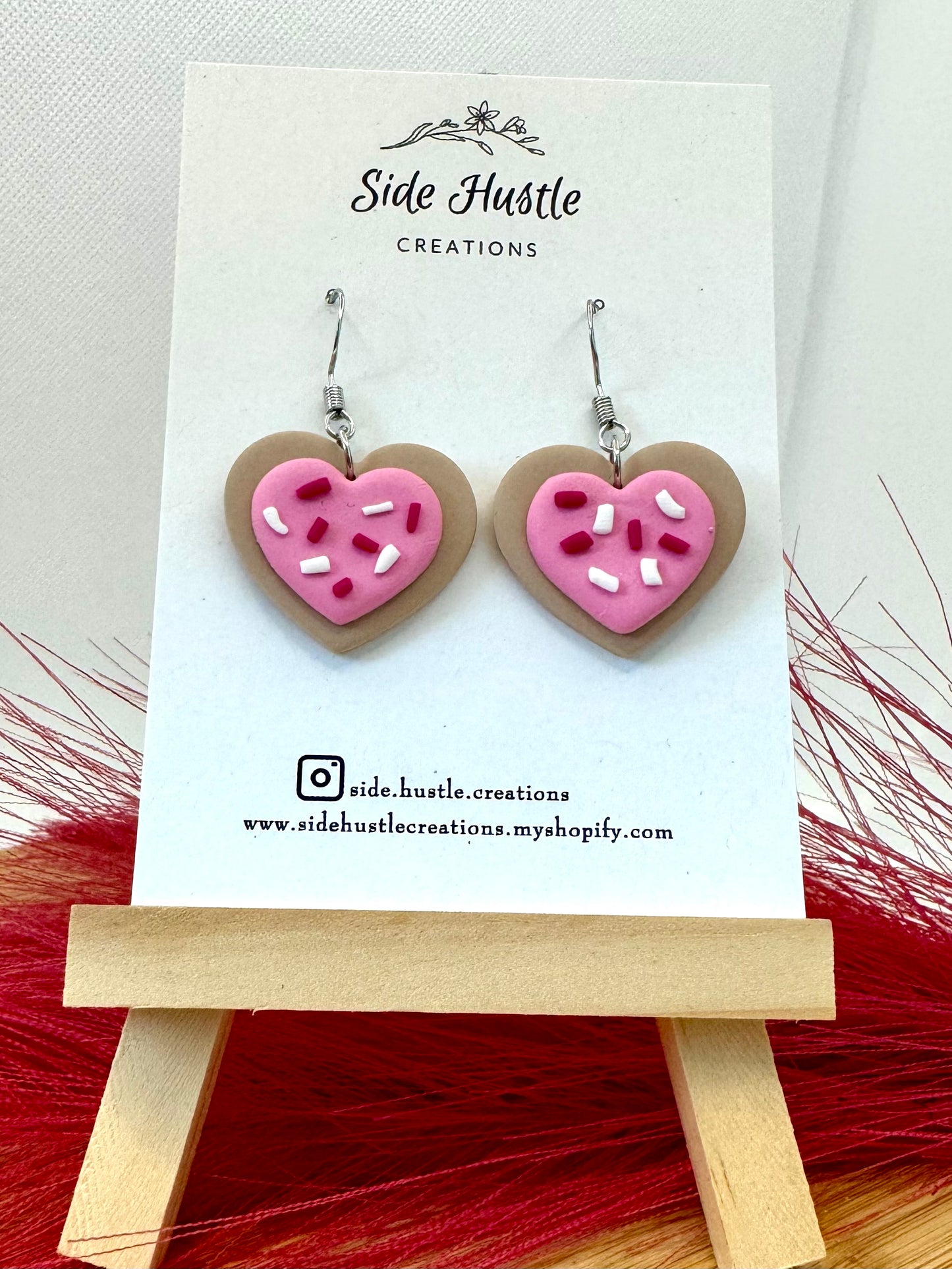 Heart Cookie Dangle