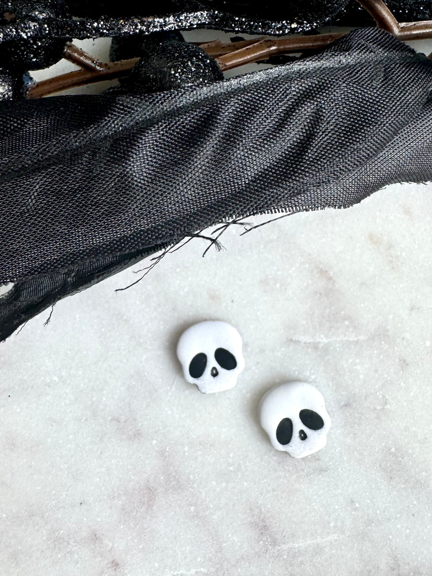 Itty Bitty Skull Stud