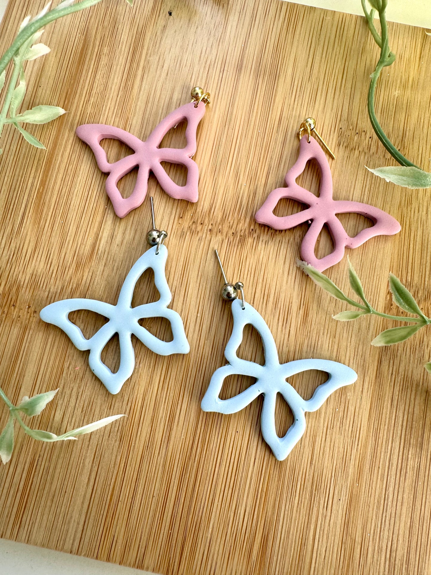 Large Butterfly Statement Earring