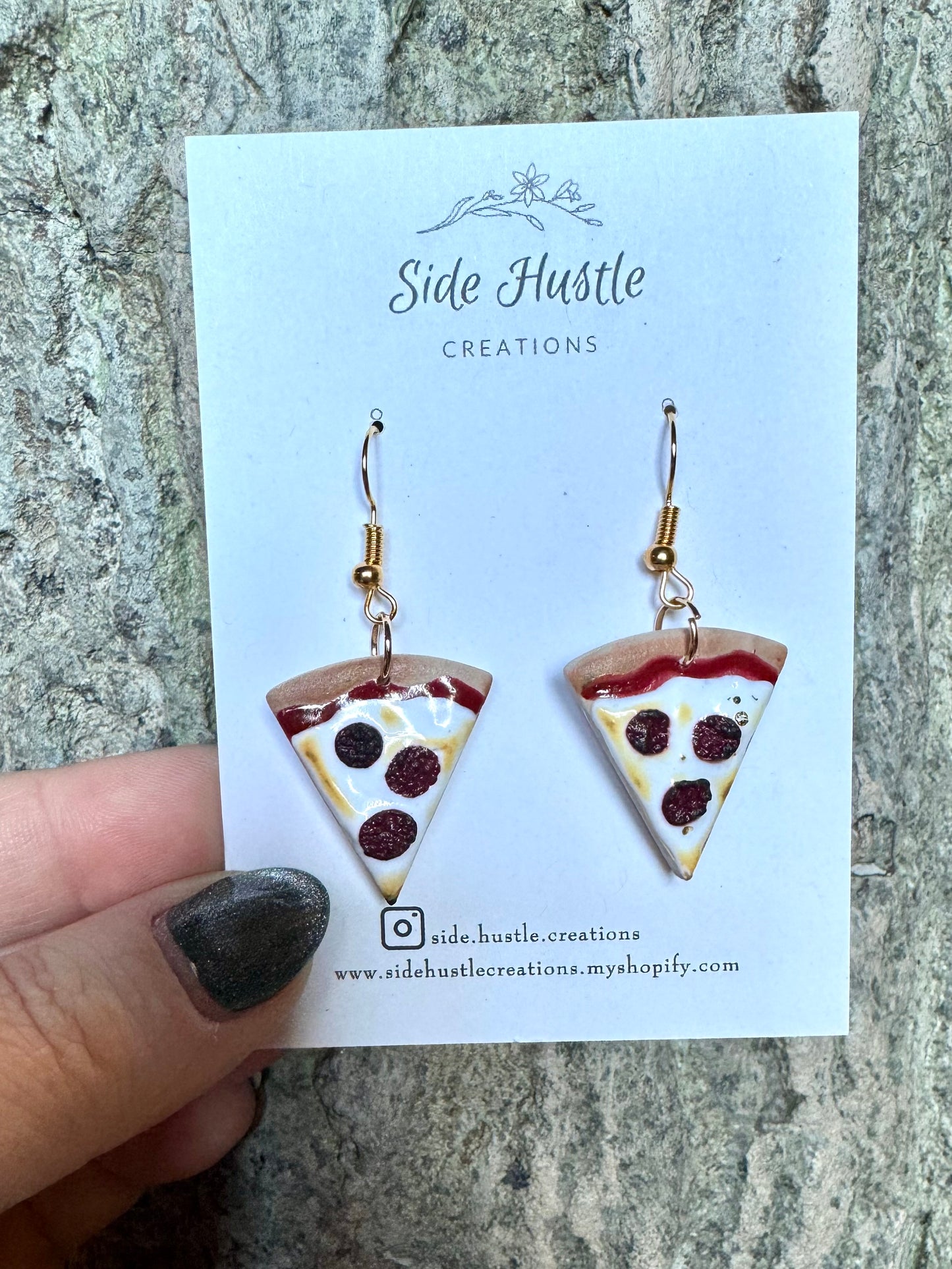Pizza Earrings