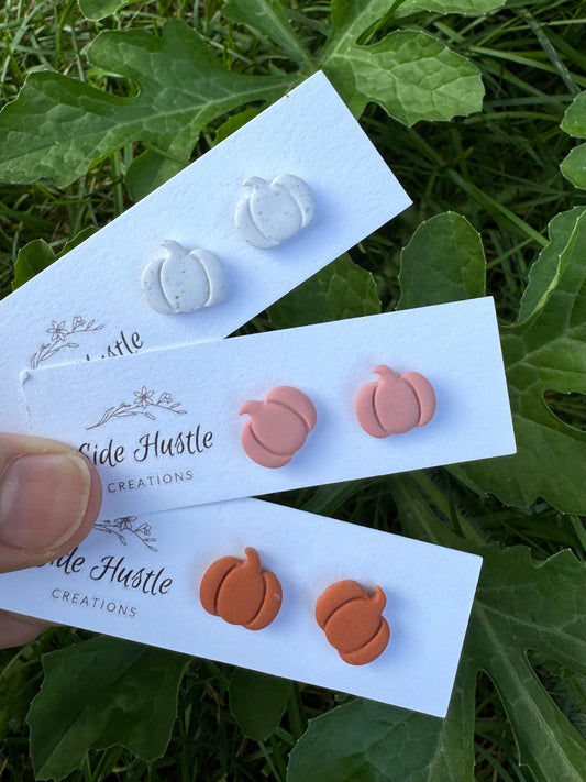 Mini Pumpkin Stud