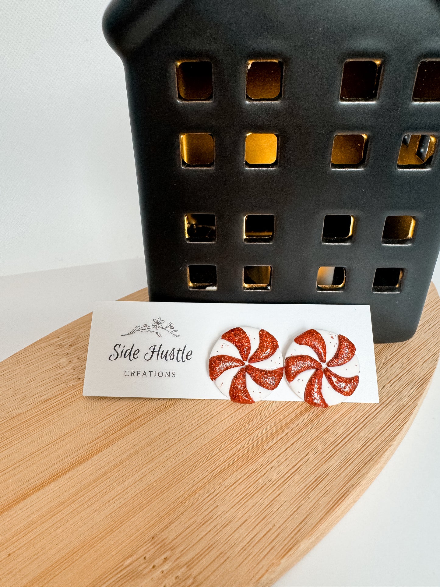 Peppermint Twist Stud