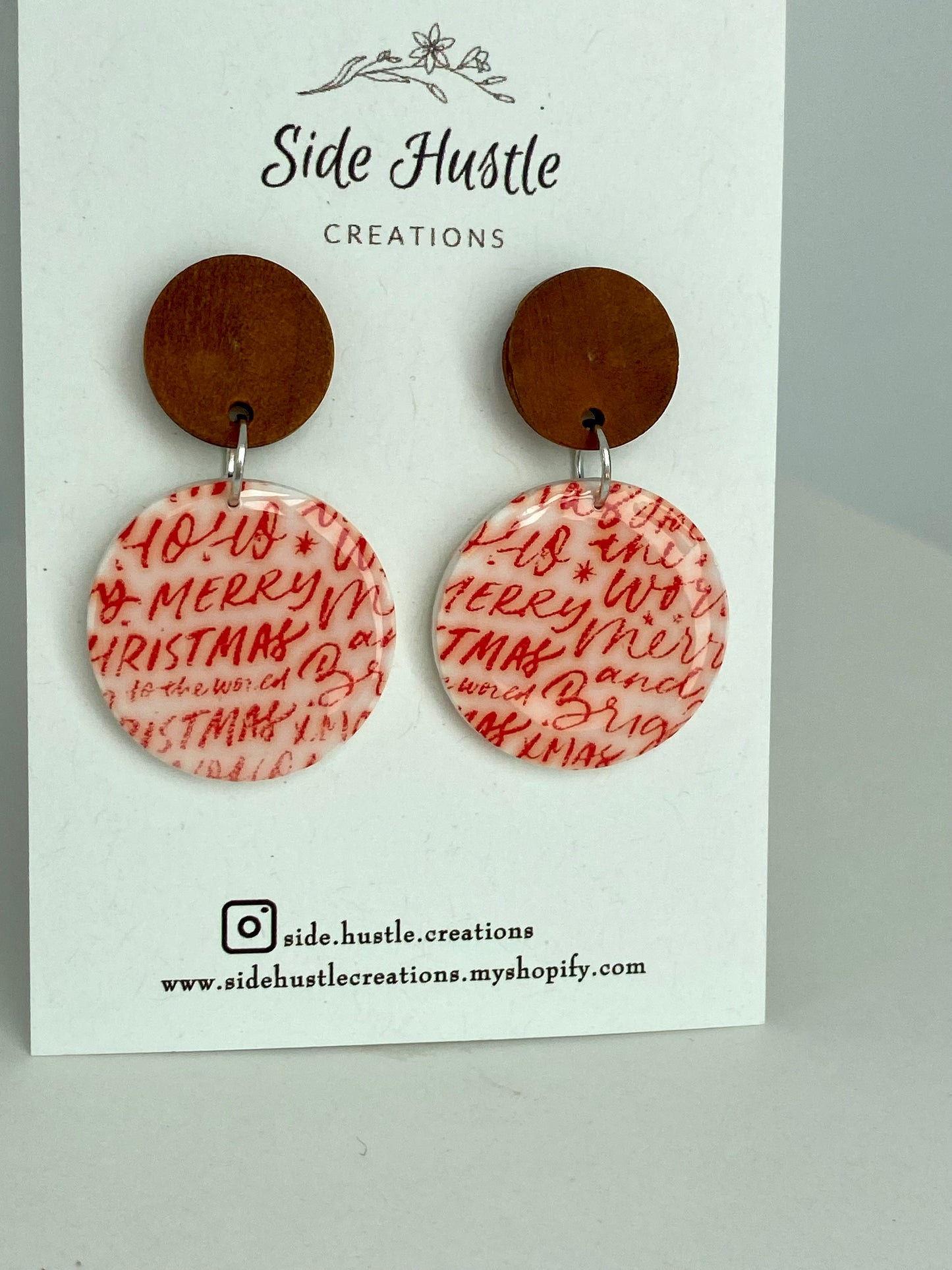 Merry Christmas Willow Dangle