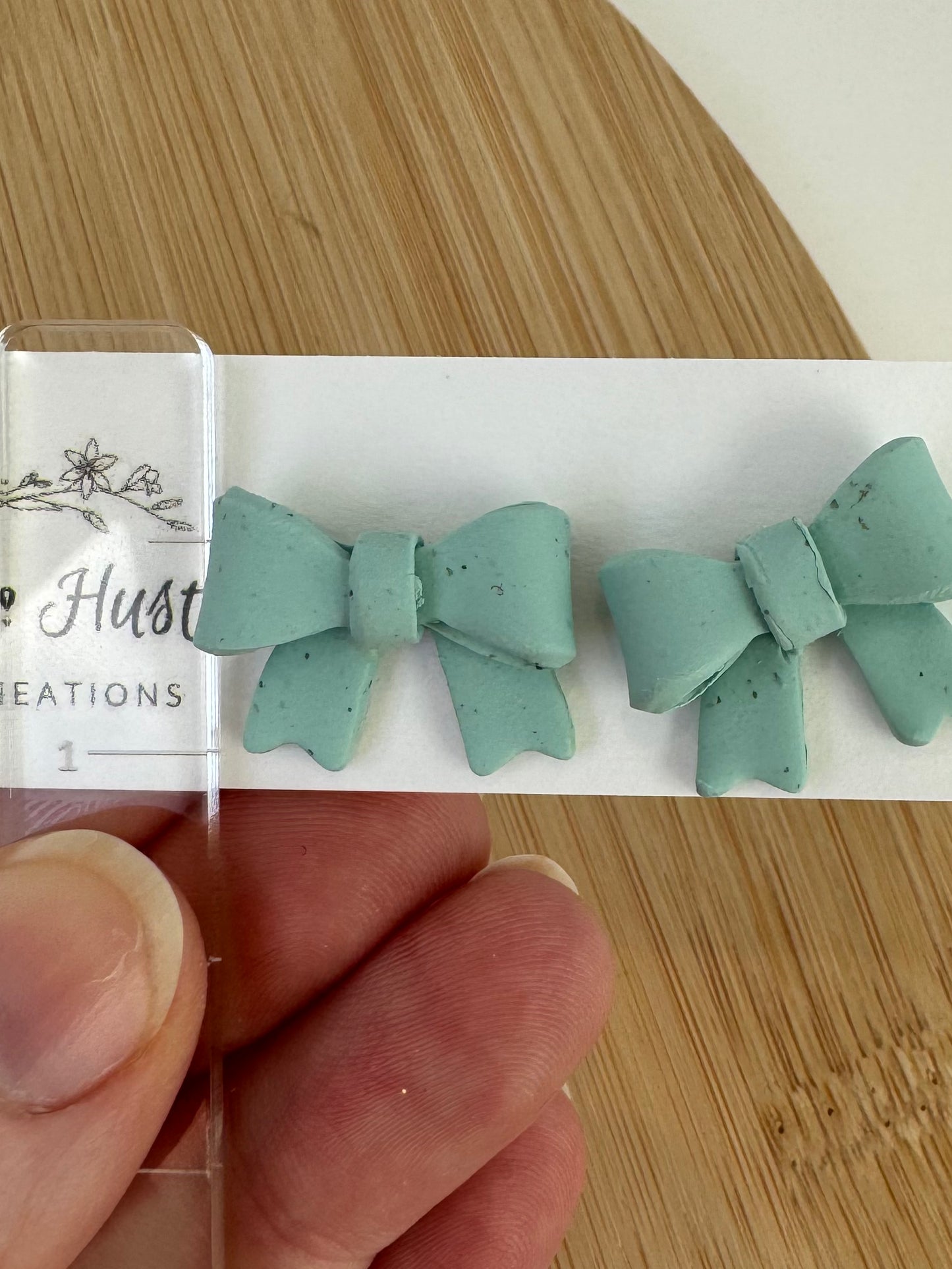 Handmade Bow Stud