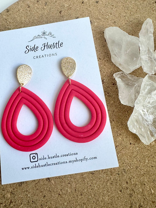Bright Fuchsia Selena Dangle