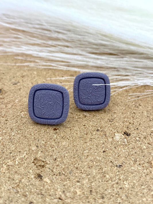 Dusty Purple Charolette Stud