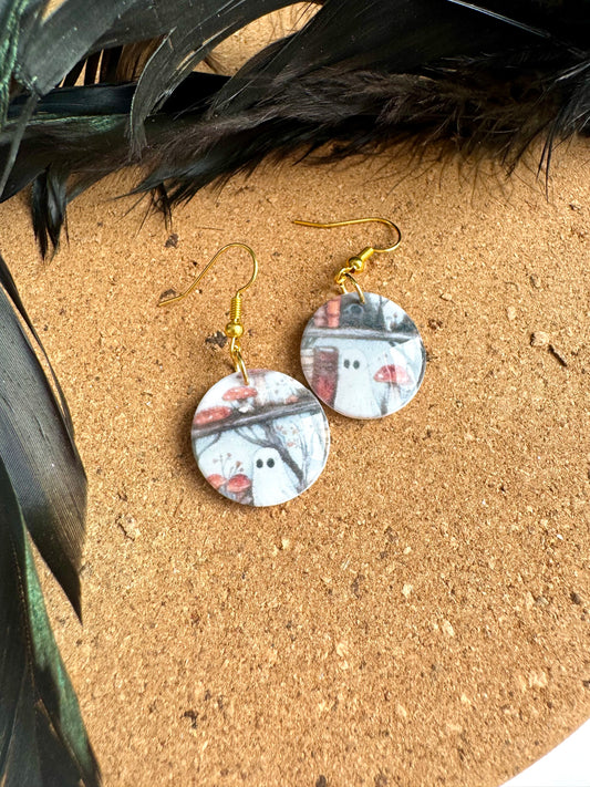 Fall Ghost Bookshelf Samantha Dangle