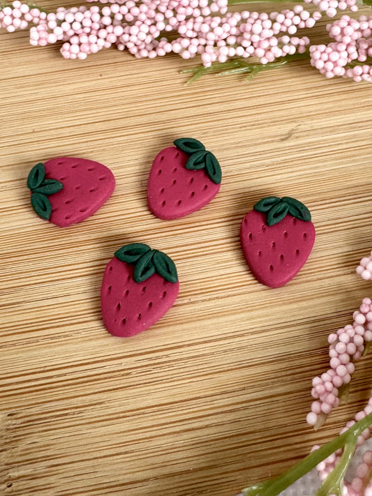 Mini Pink Strawberry Stud