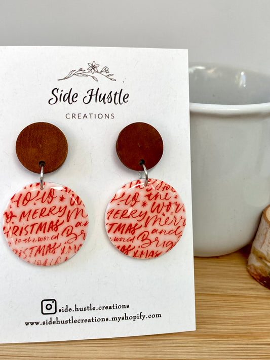 Merry Christmas Willow Dangle