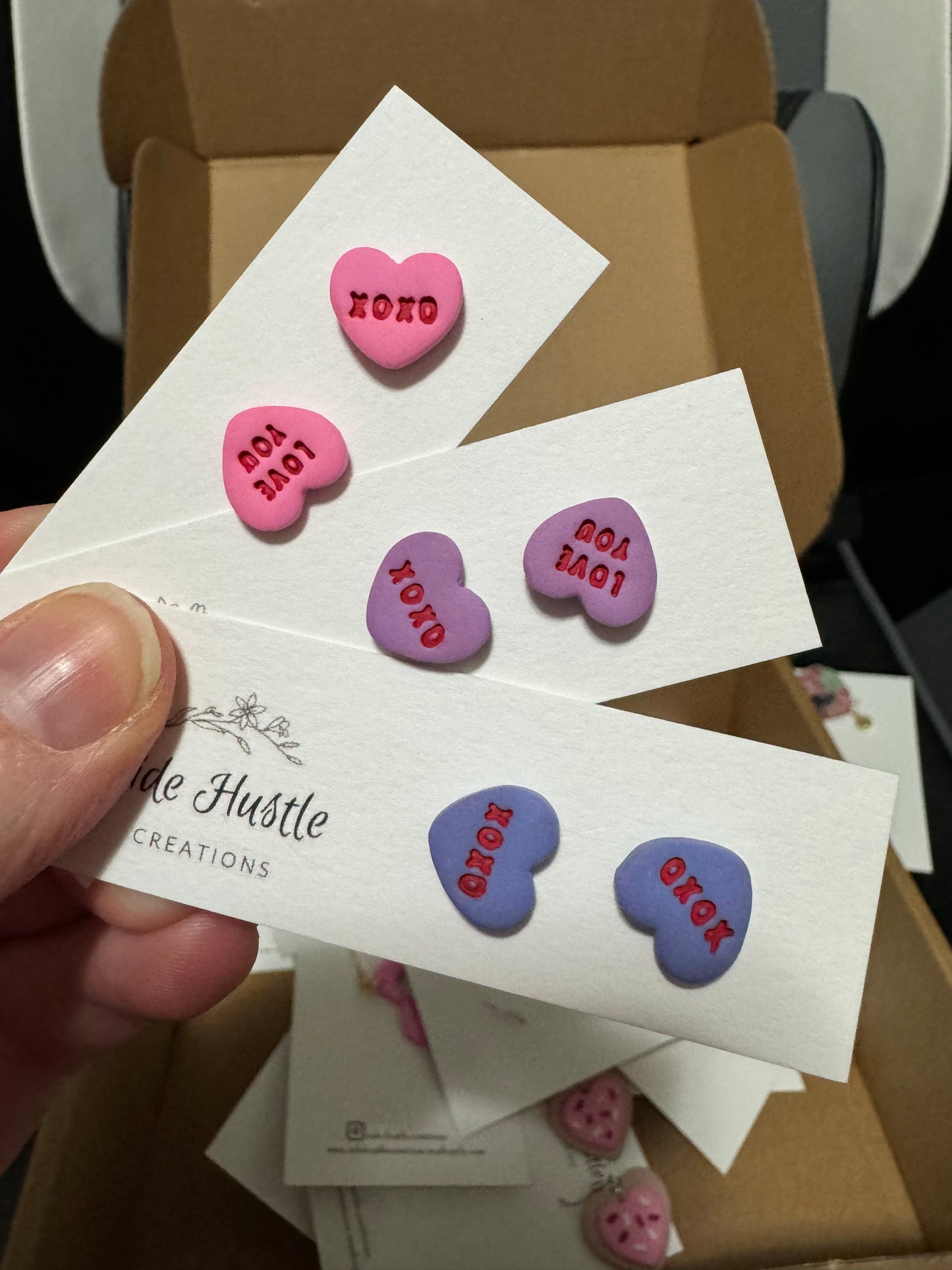 Conversation Heart Stud Pack