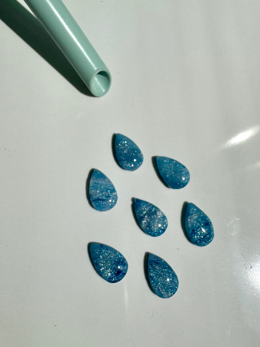 Tiny Water Drop Studs