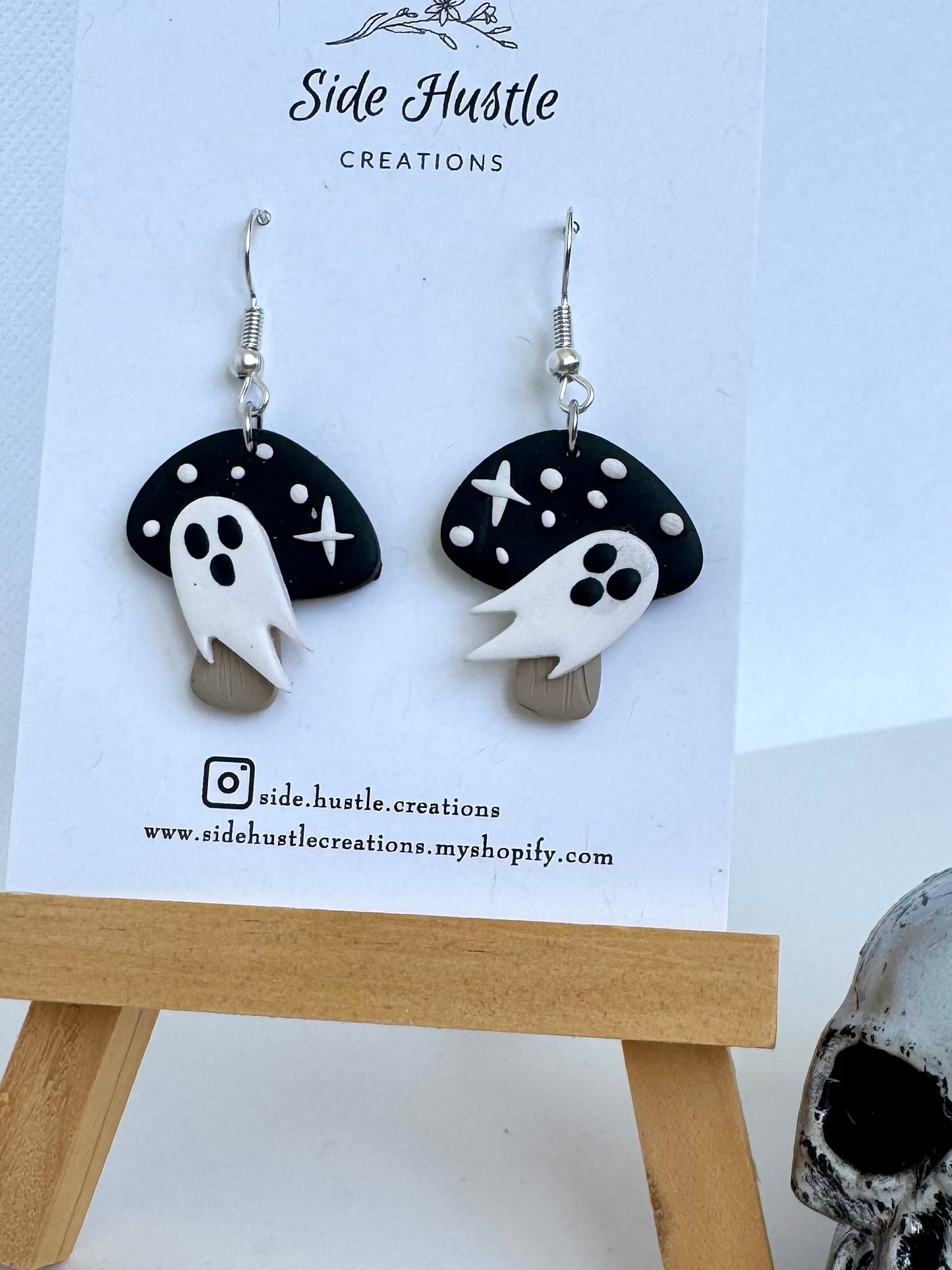 Mushroom Ghost Dangle