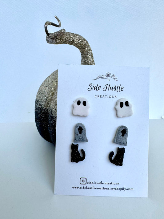 Glitter Halloween Stud Pack