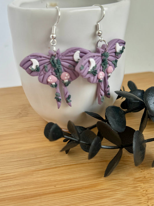 Lilac Moth Dangle