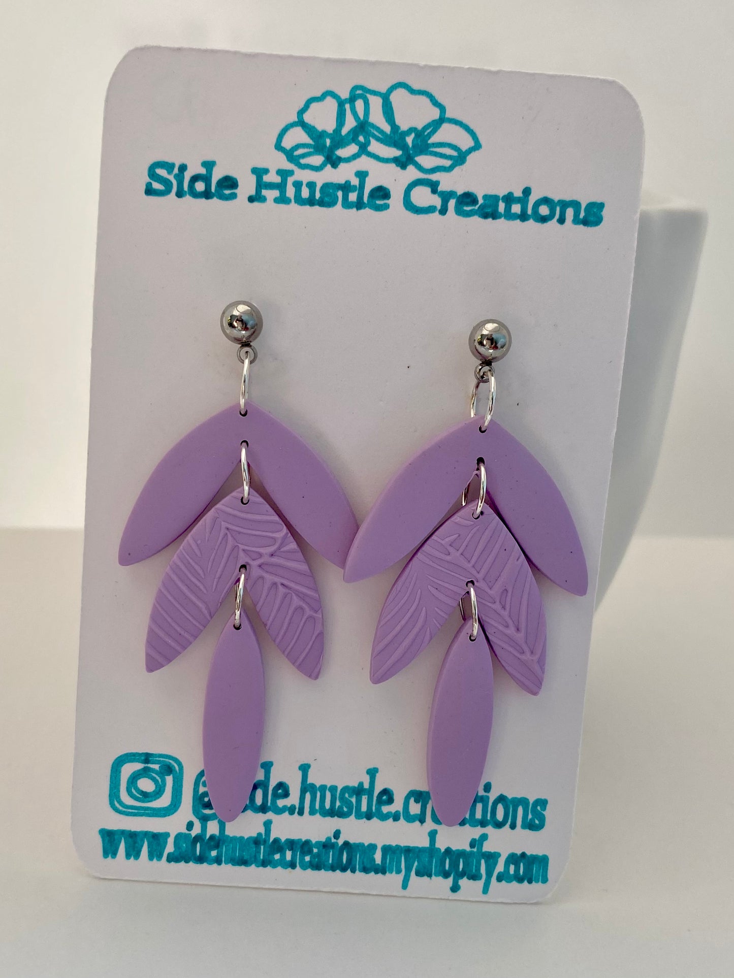 Lilac Fern Dangle